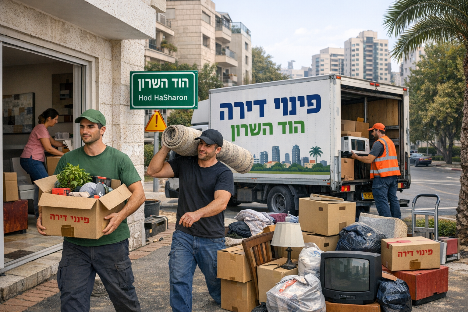 פינוי דירה בהוד השרון