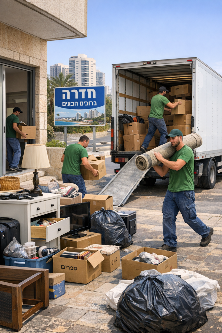 פינוי דירה בחדרה