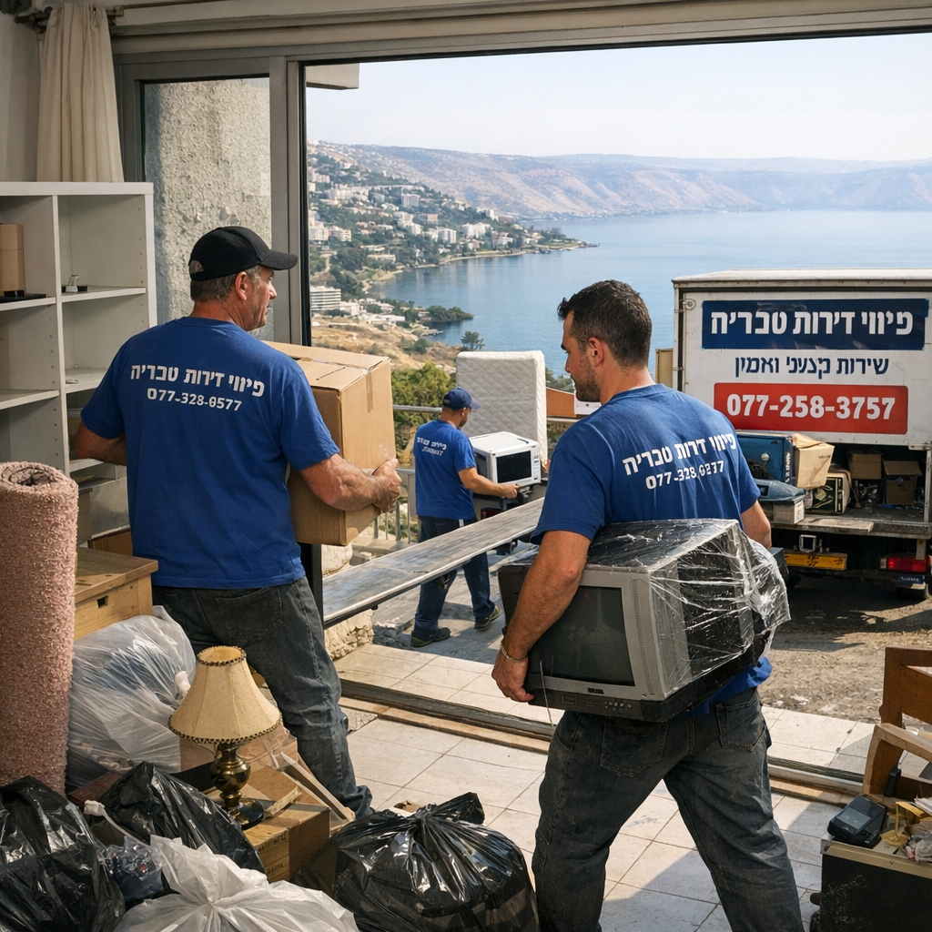 פינוי דירה בטבריה