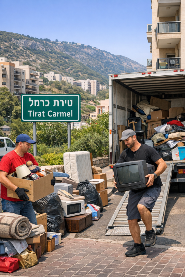 פינוי דירה בטירת כרמל