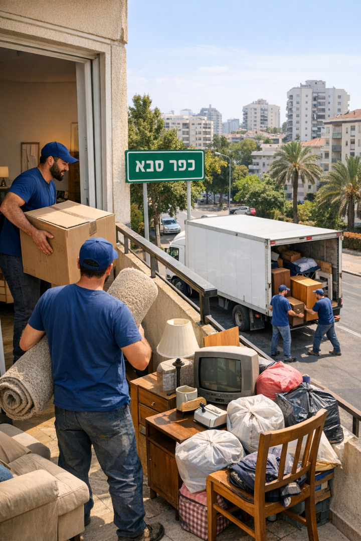 פינוי דירה בכפר סבא