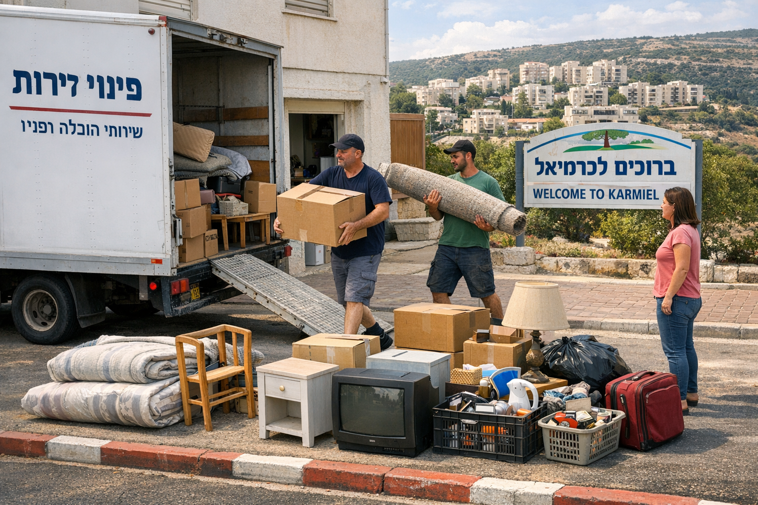 פינוי דירה בכרמיאל