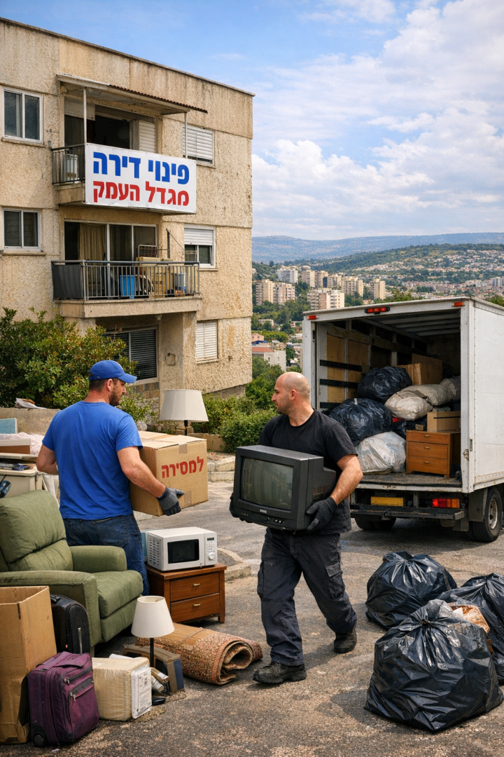 פינוי דירה במגדל העמק