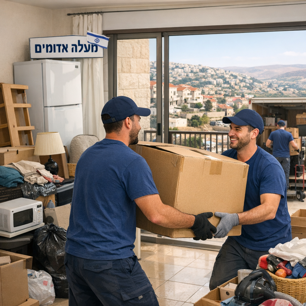 פינוי דירה במעלה אדומים