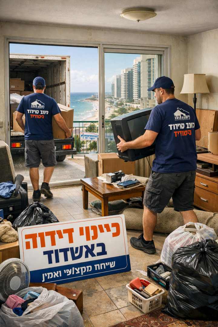 פינוי דירה באשדוד