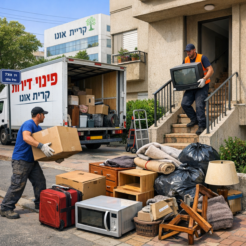 פינוי דירה בקריית אונו