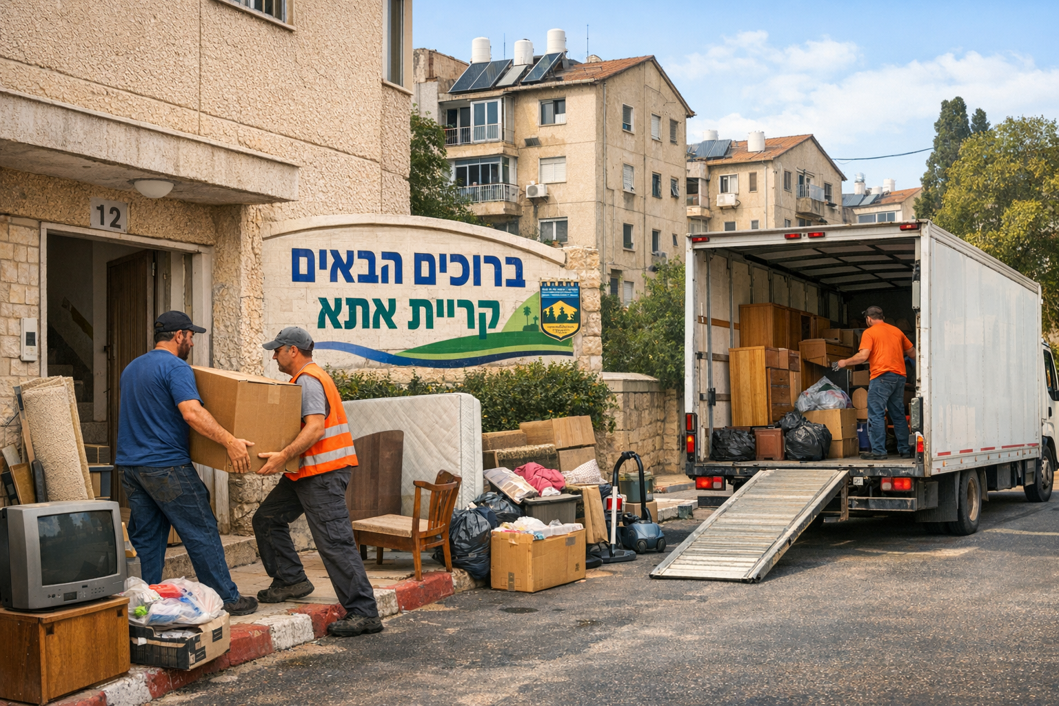 פינוי דירה בקריית אתא