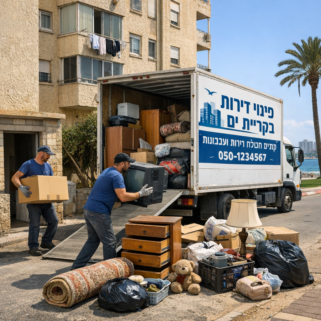 פינוי דירה בקריית ים