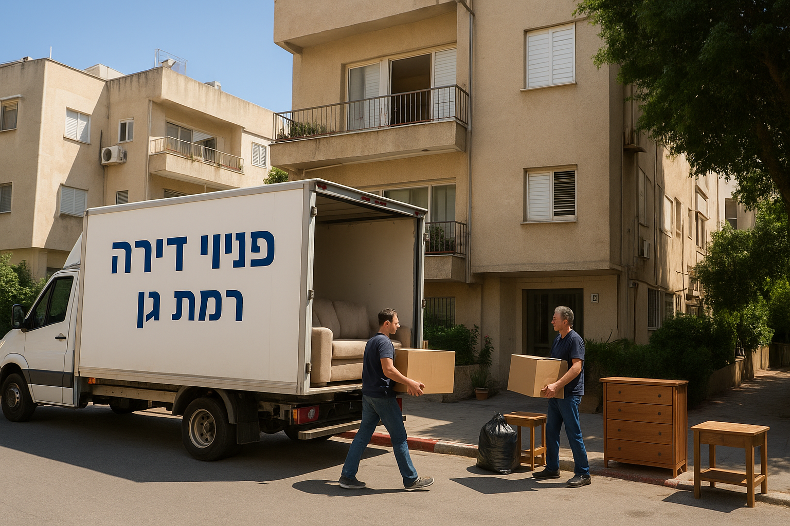 פינוי דירה ברמת גן