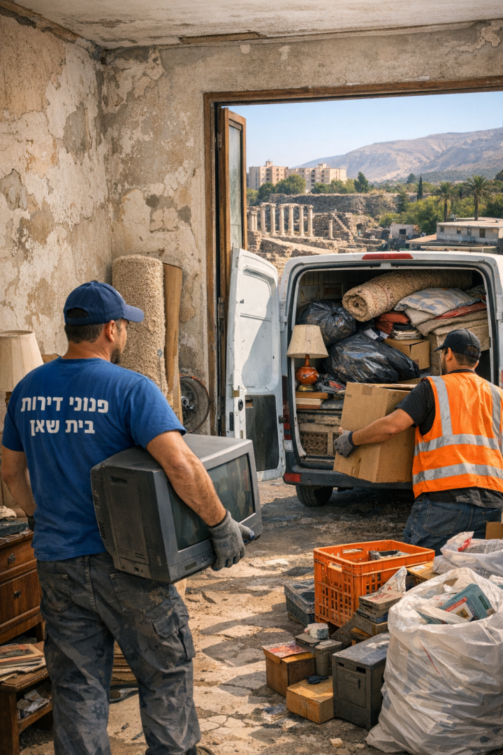 פינוי דירה בבית שאן