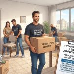 צוות מקצועי של פינוי דירות באופקים מפנה ארגזים ותכולת דירה בצורה מסודרת, המחיש את עלויות הפינוי באופקים לשנת 2026.