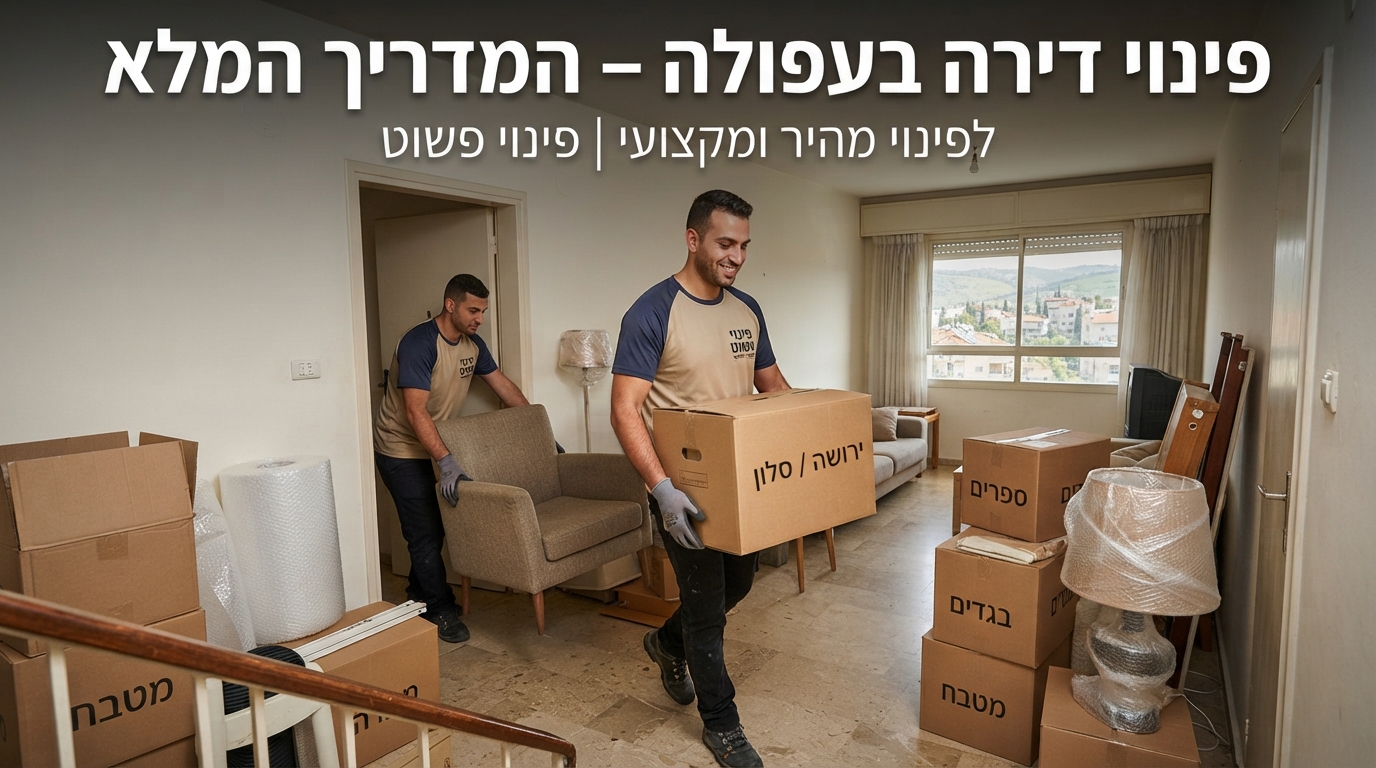 סלון דירה מרווח ונקי בעפולה לאחר תהליך פינוי דירה מקצועי ומסודר של חברת פינוי פשוט.