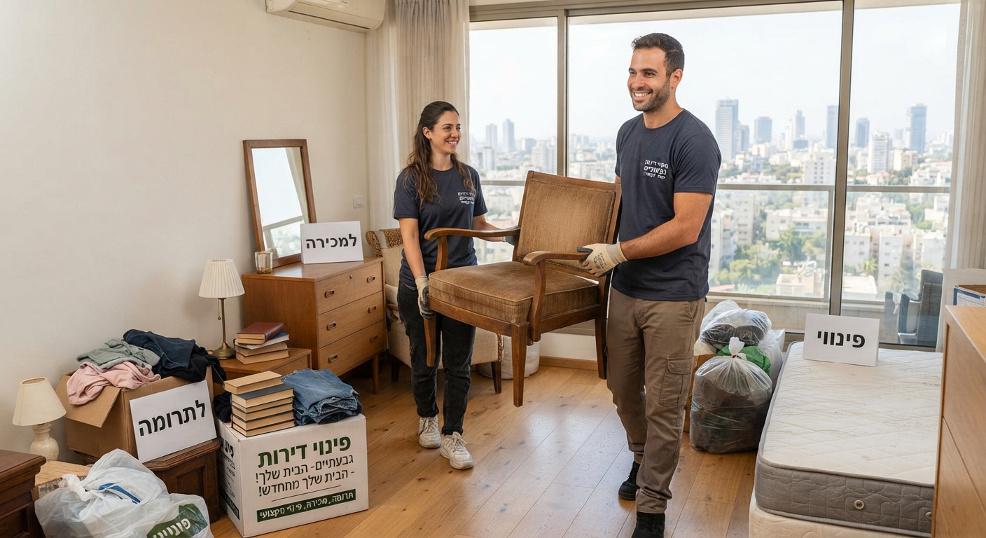 רהיטי סלון מעוצבים בגבעתיים המיועדים למכירה, תרומה או פינוי דירה מקצועי