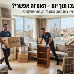 דירה מרווחת ומפונה בעכו לאחר תהליך פינוי תכולה מהיר ומקצועי בתוך יום אחד.